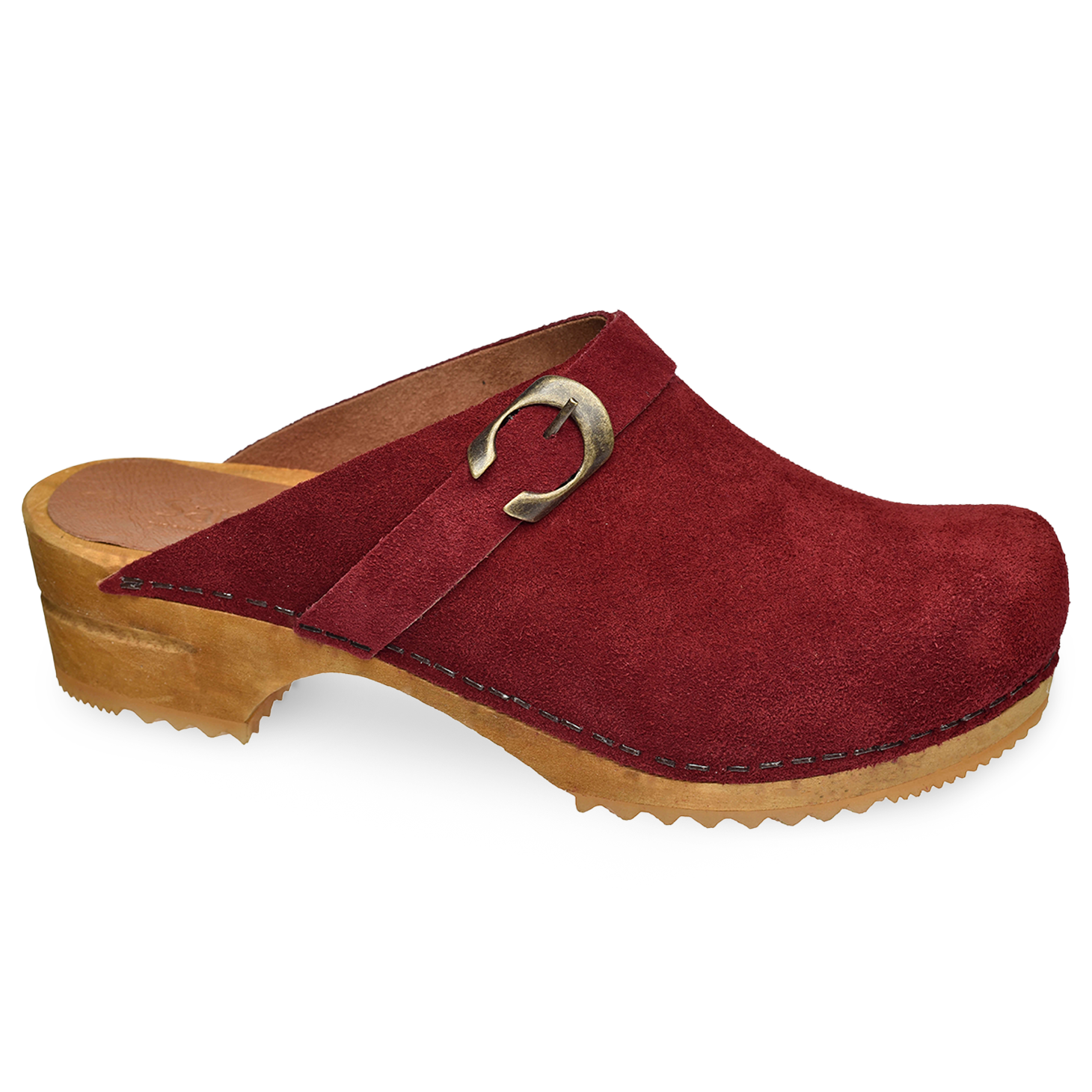 Sanita Women's Wood Urban Open Clogs - Comfortable Heritage Danish Clogs - View #5