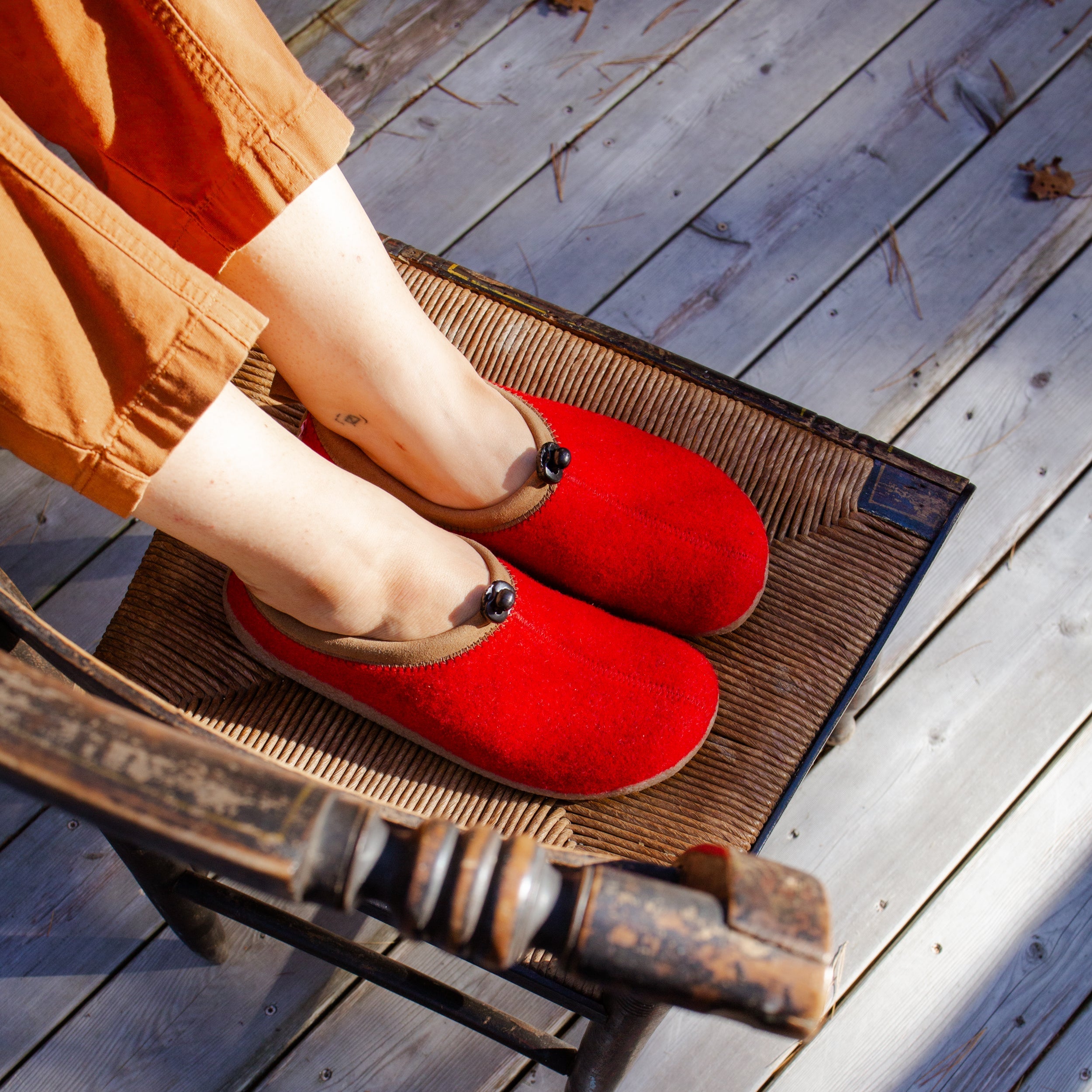 (取寄) サニタ  Sanita Samso Rose Samso Women's Slipper in Red - Sanita