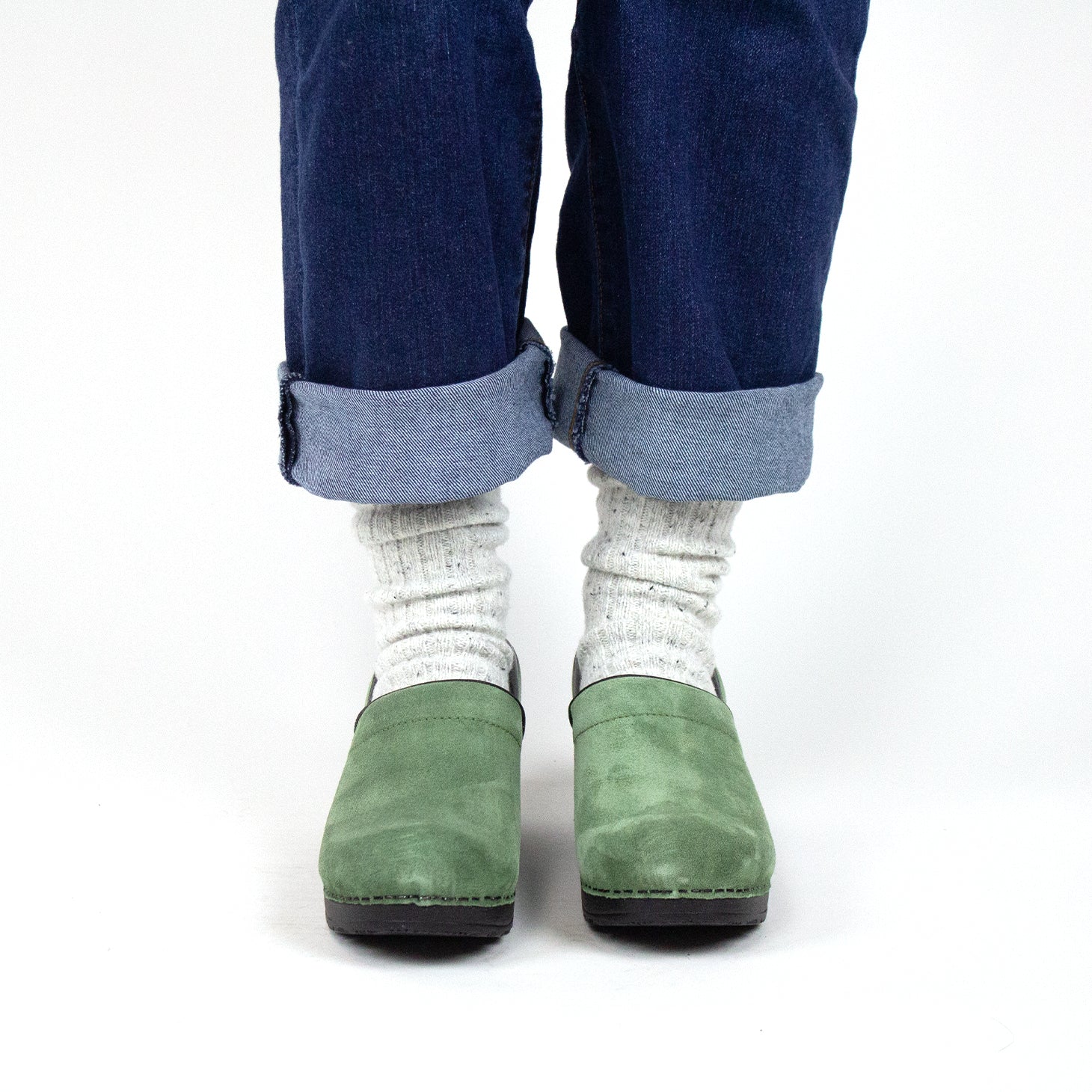 Sanita green clogs outlet