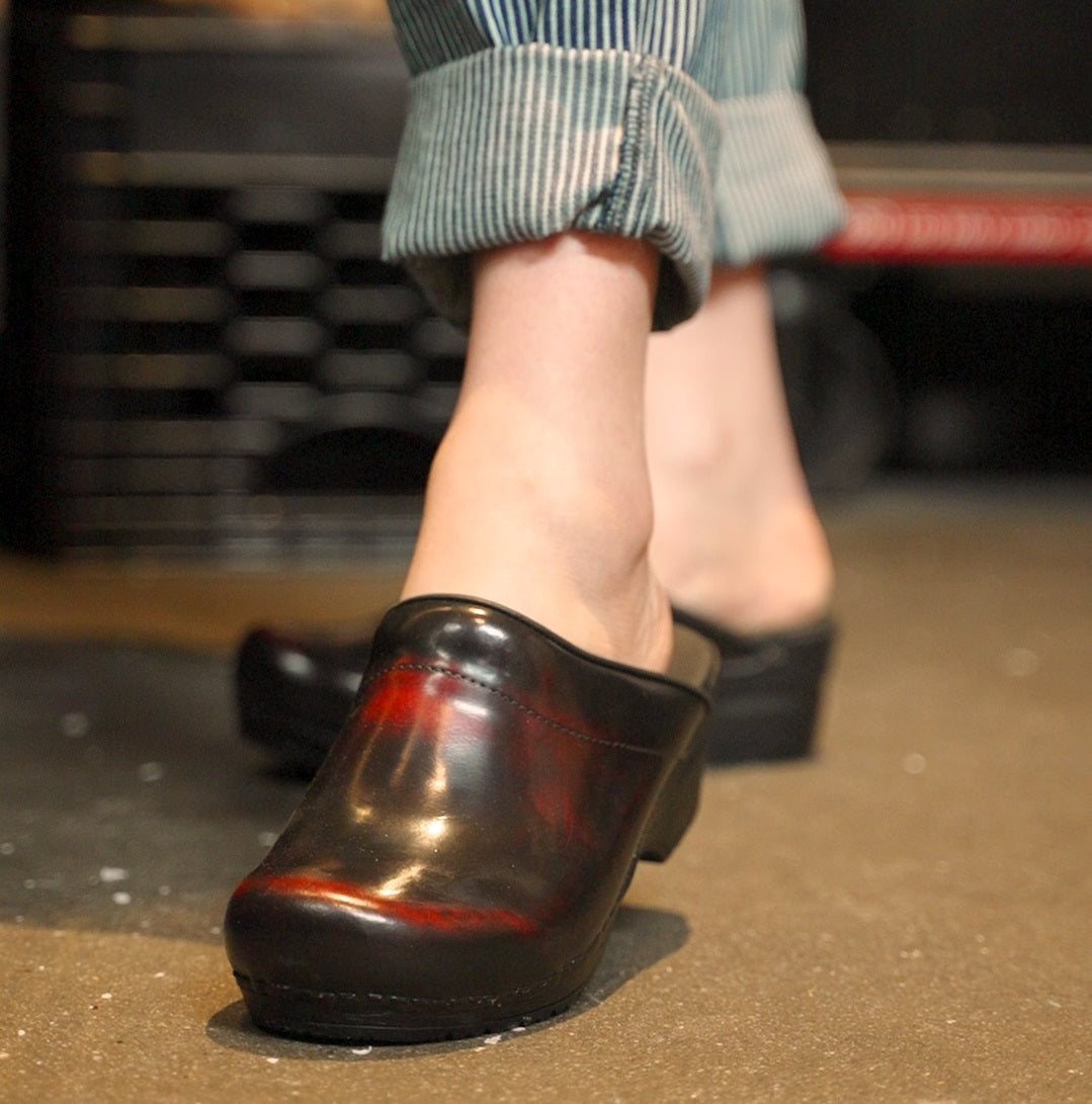 Sonja Cabrio Women's Clog in Bordeaux Sanita - Main Image