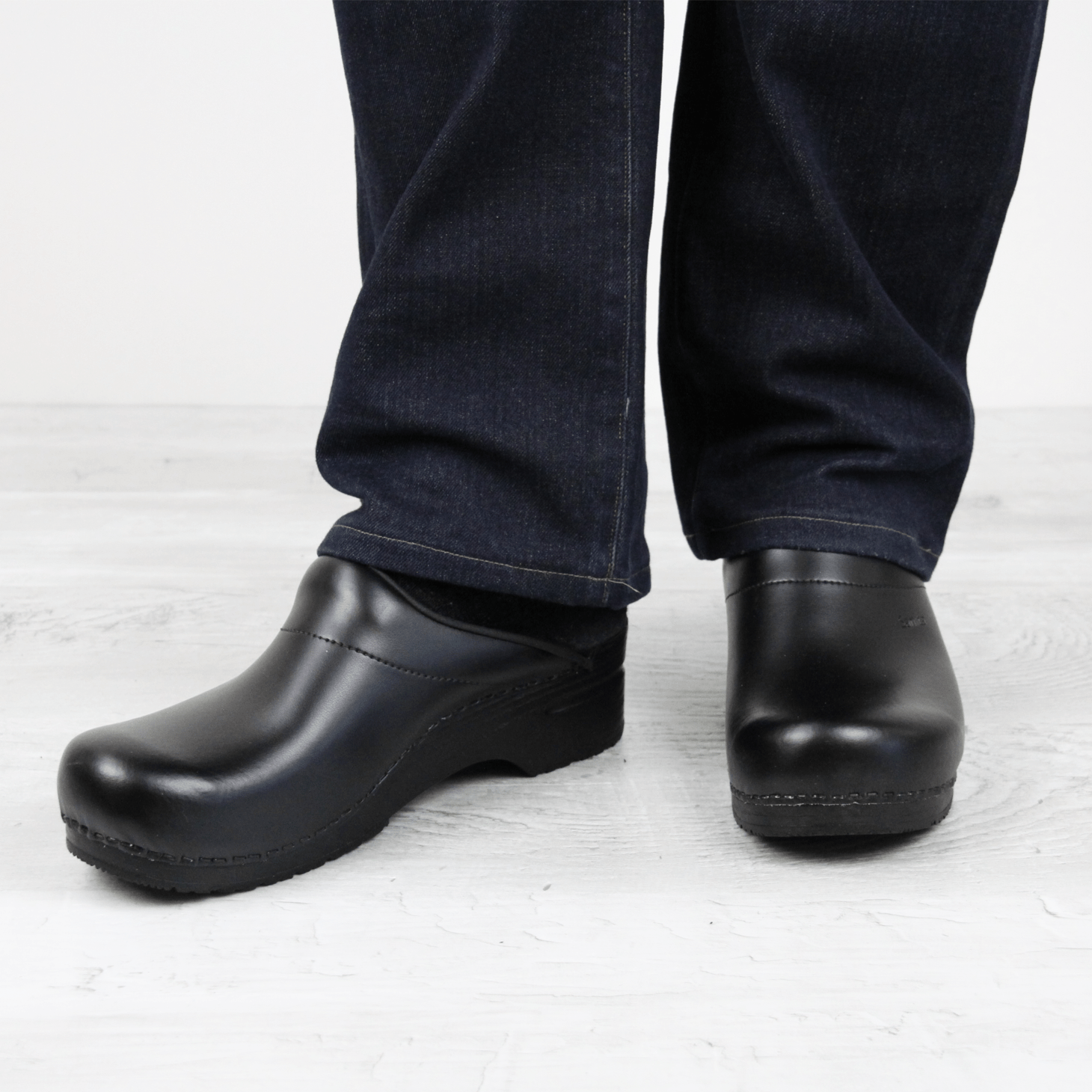 Sanita black clogs deals