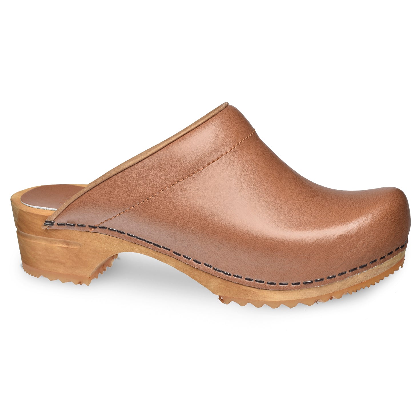 Sanita Lotte Mule Clog | Original Handmade Wooden Leather Clog for Women | Sustainable sole, Brown Sanita Lotte Mule Clog | Original Handmade Wooden Leather Clog for Women | Sustainable sole, Brown