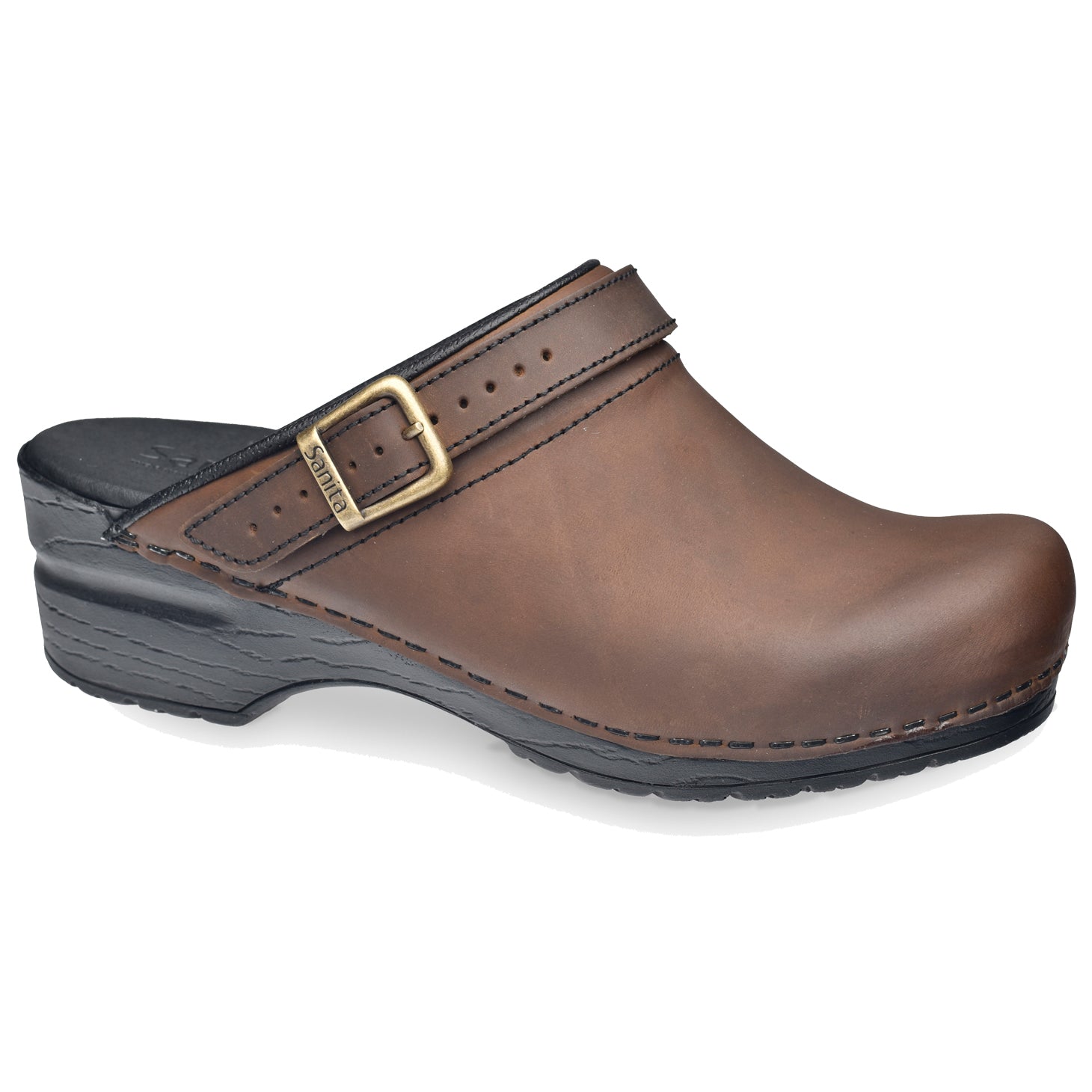 Morse Women's Clog in Antique Brown Sanita