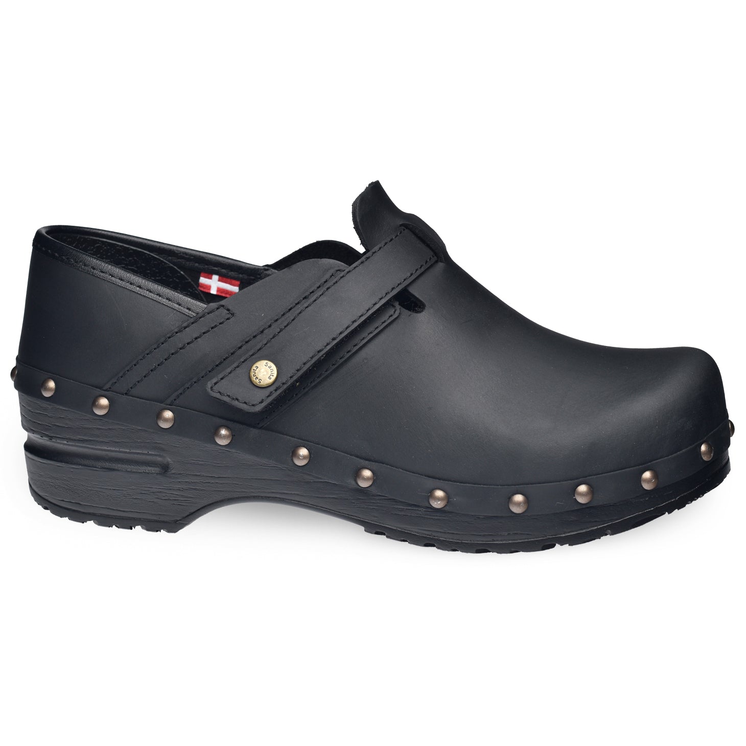 Ramone Women's Clog in Black Sanita - Main Image