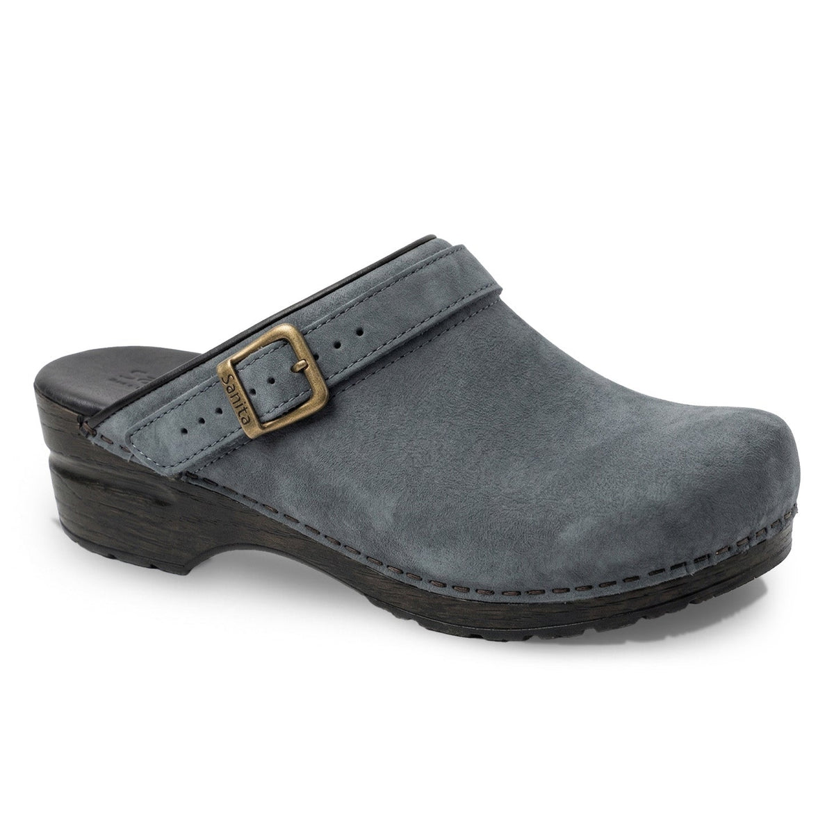 Sanita Morse Women's Clog in Blueberry Open Back Clog