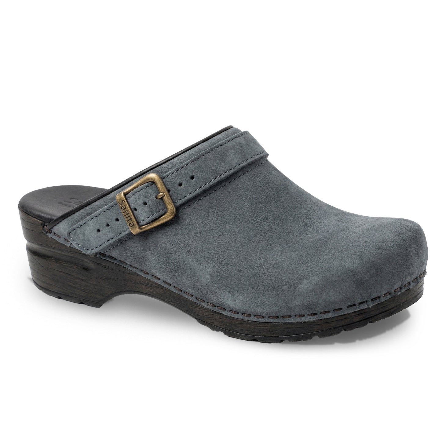 Sanita Morse Women's Clog in Blueberry Open Back Clog