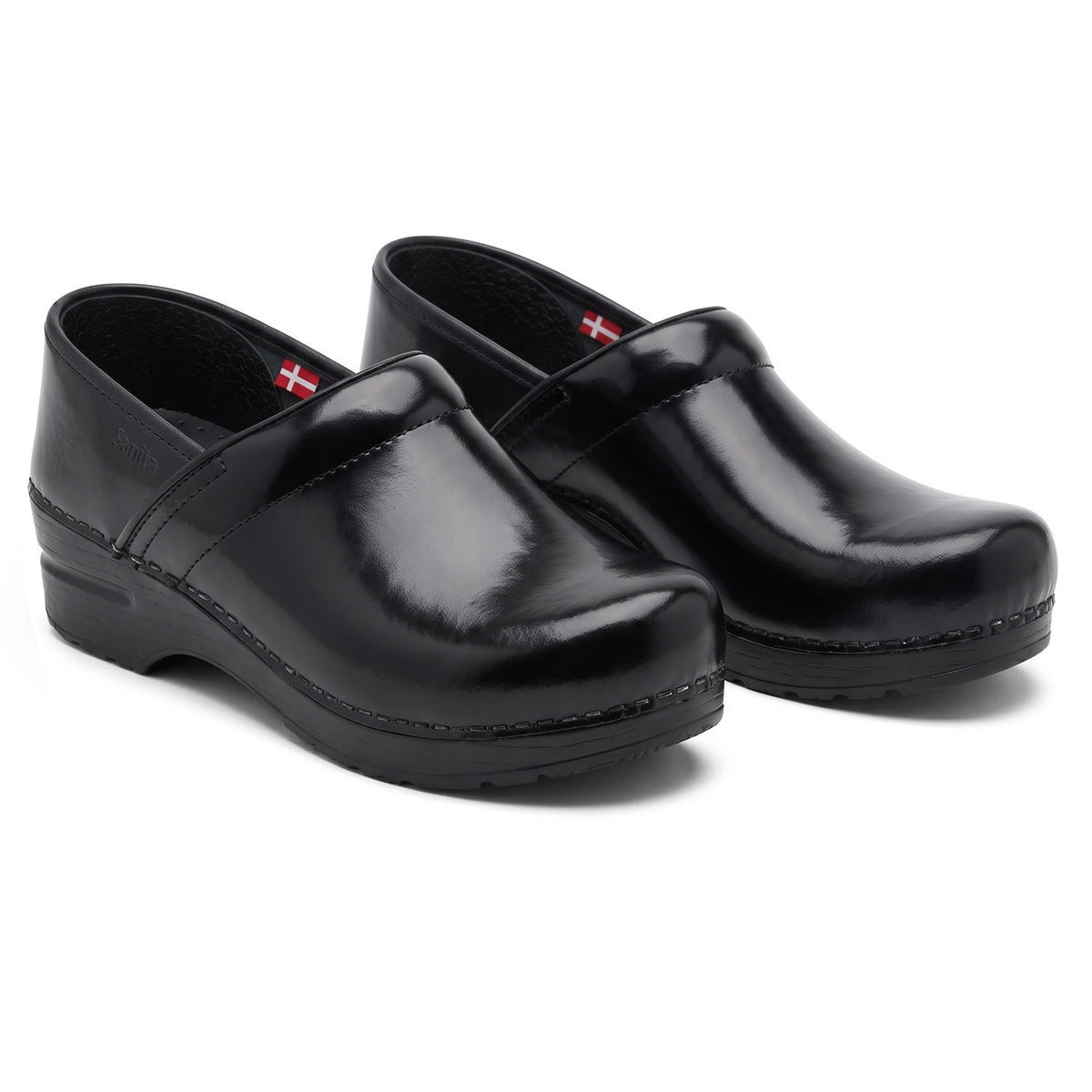 Sanita Pro. Cabrio Men's Clog in Black Closed Back Clog