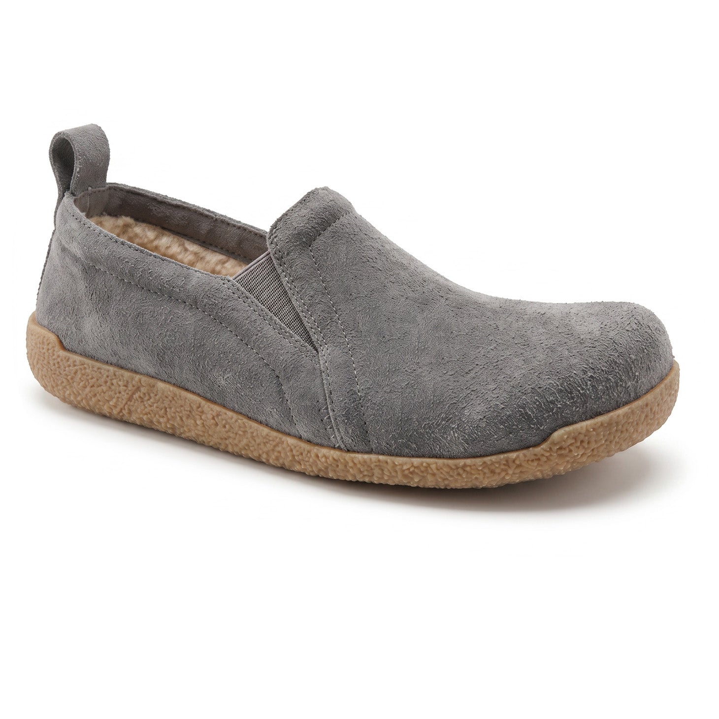 Sanita Barso Unisex Suede Slipper in Slate Slipper