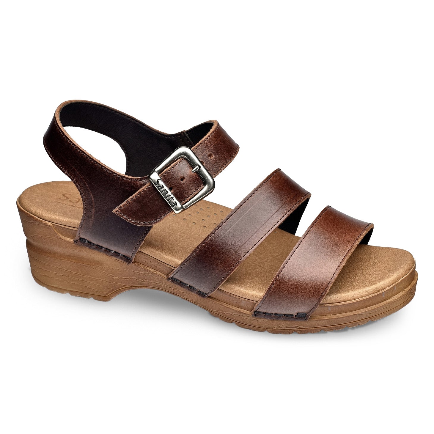 Sesso Women's Sandal in Brown | Sanita