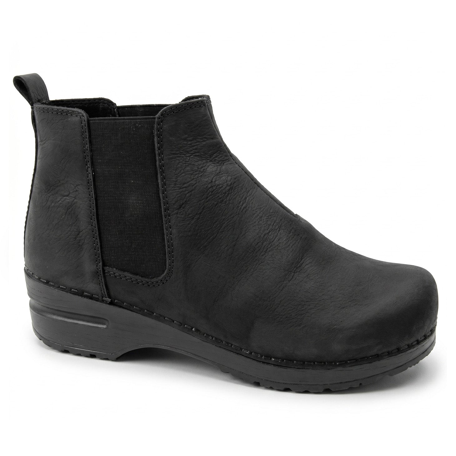 Hudson Women's Leather Chelsea Boot in Black