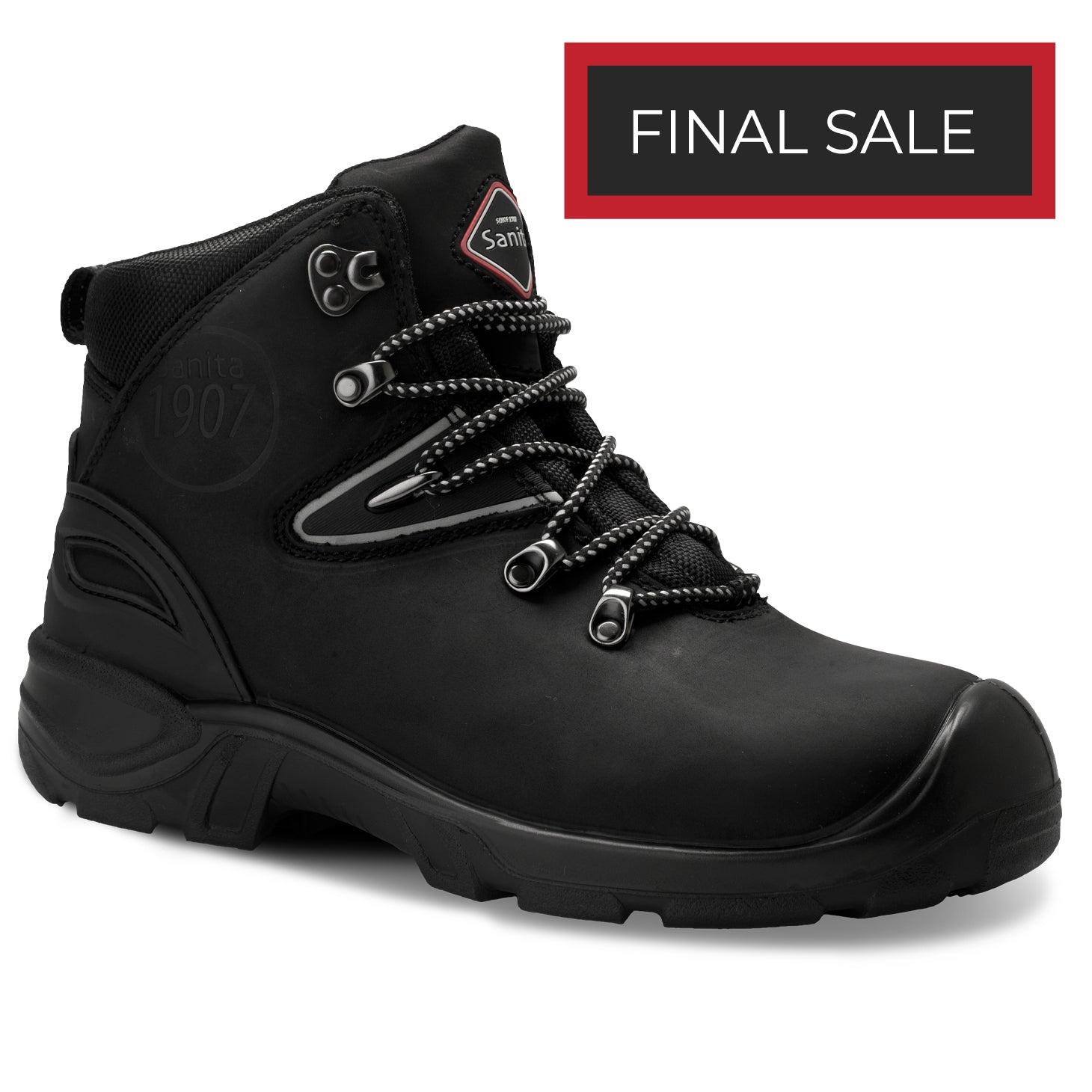 Sanita Colorado Unisex Safety Boot in Black - FINAL SALE Safety Boot
