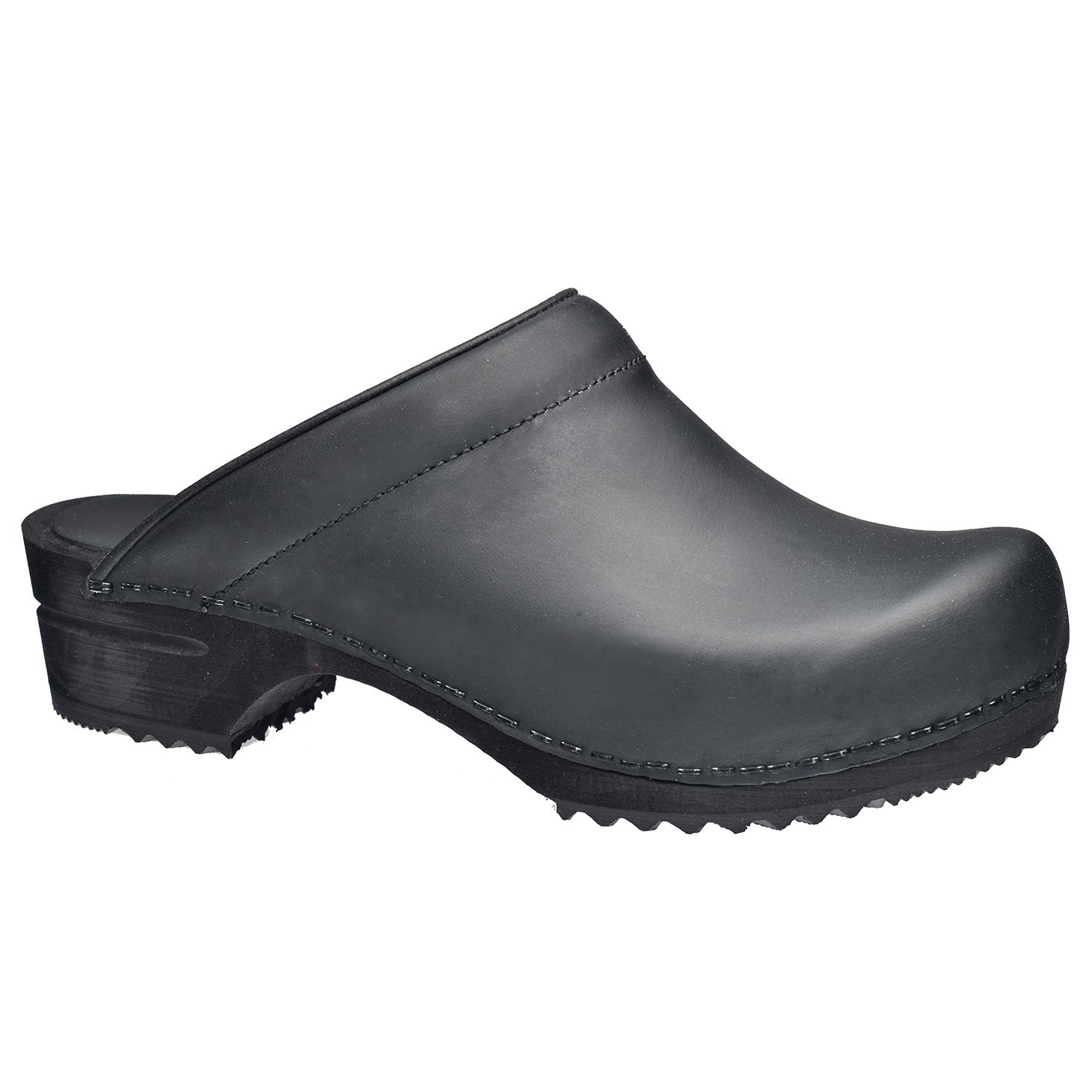 Sanita Chrissy Women's in Black Open Back Clog