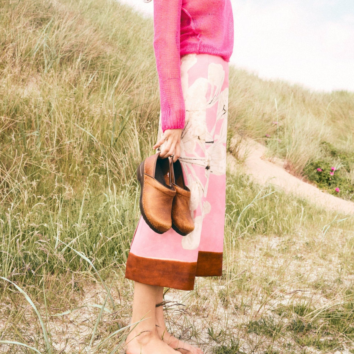 Sanita Errol Women&#39;s Clog in Cognac Closed Back Clog