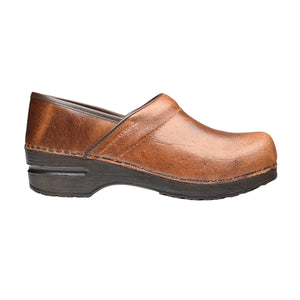 Sanita Errol Women&#39;s in Cognac Closed Back Clog