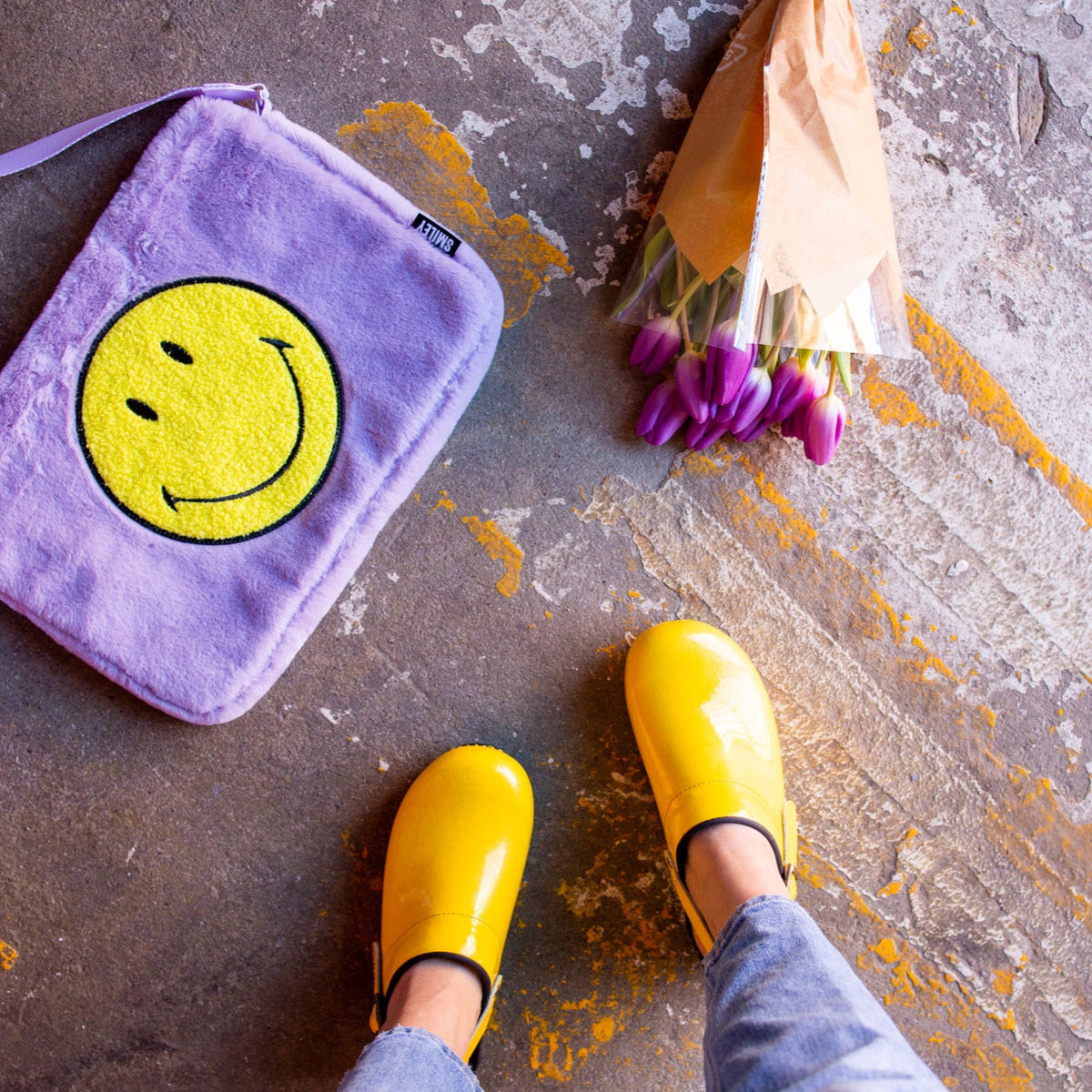 Sanita Estelle Women&#39;s Clog in Yellow Open Back Clog