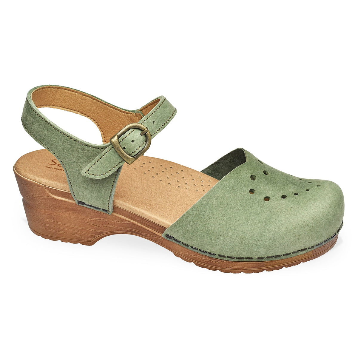 Sanita Heart Women&#39;s Sandal in Khaki Sandal