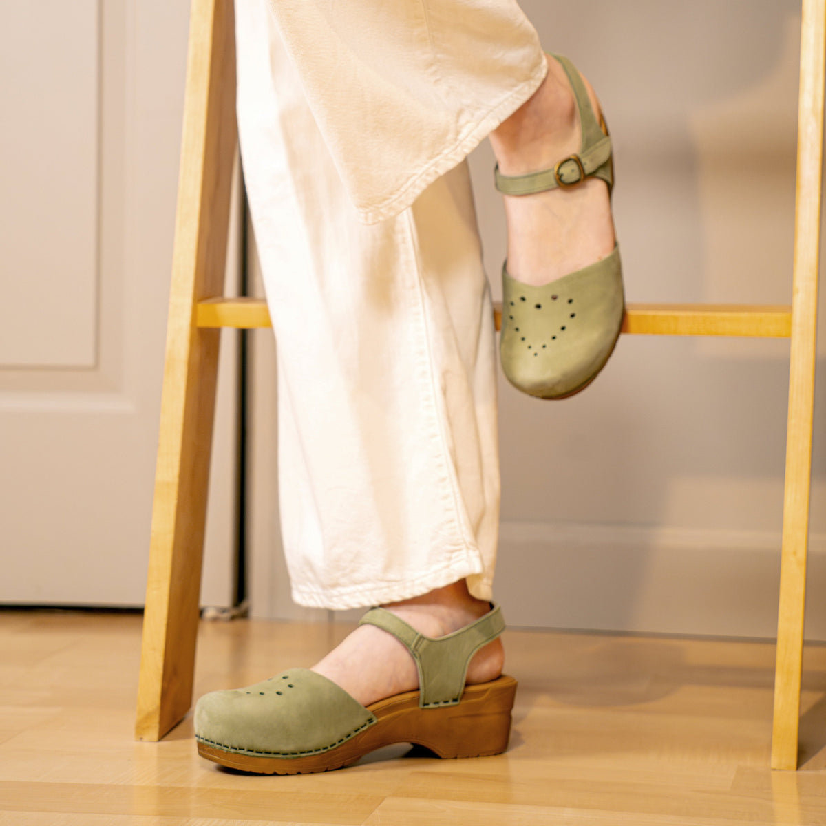 Sanita Heart Women&#39;s Sandal in Khaki Sandal