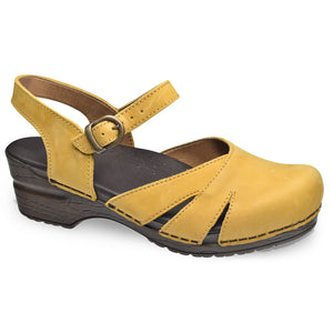Sanita Margrethe Women&#39;s Sandal in Yellow Sandal