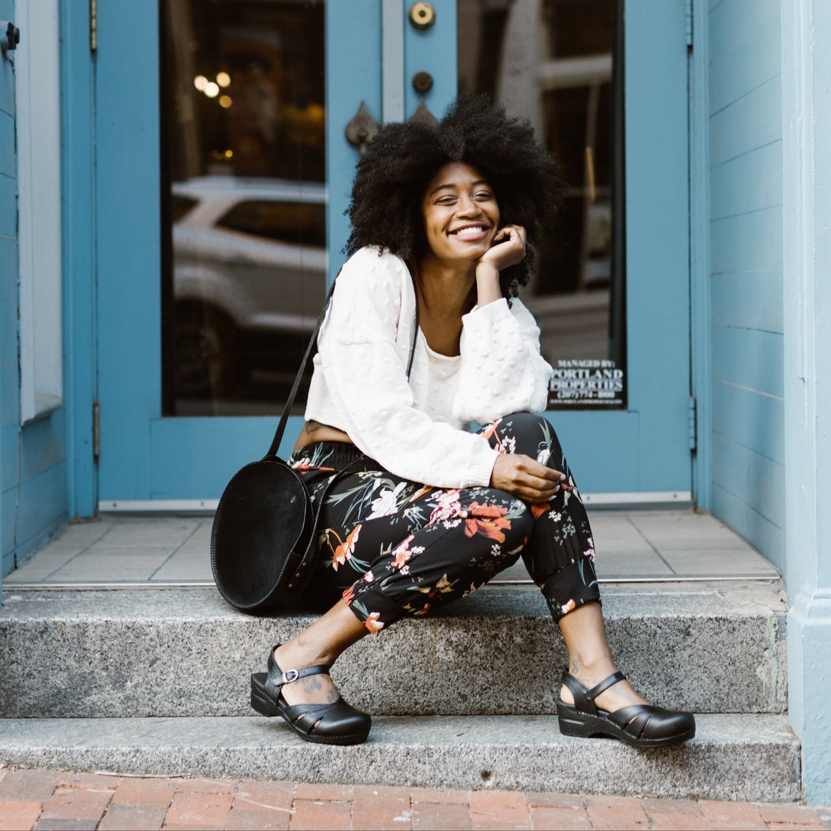 Sanita Margrethe Women&#39;s Sandal in Black Sandal