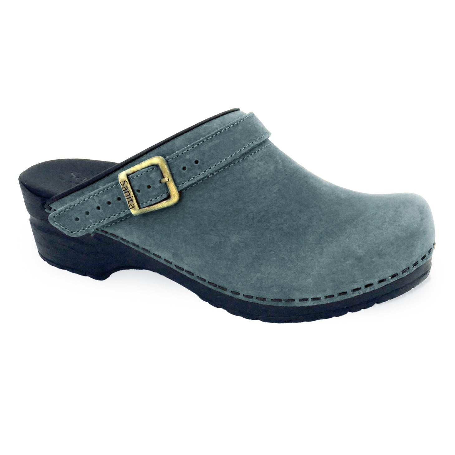 Sanita Morse Women's Clog in Blueberry Open Back Clog