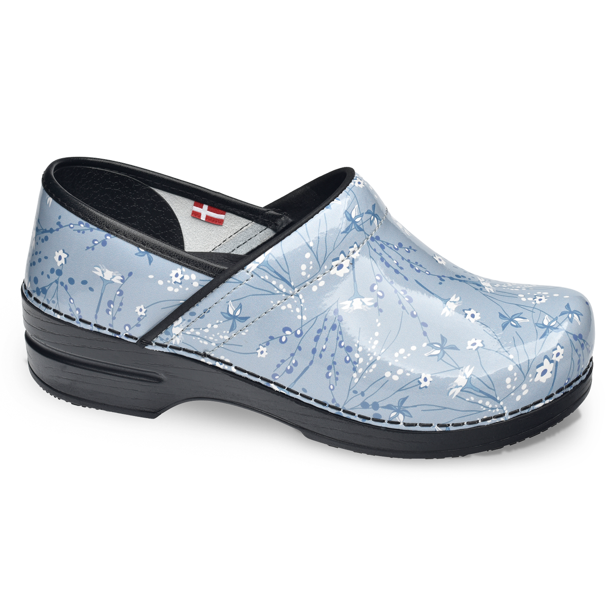 Sanita Nightshade Women&#39;s Clog in Light Blue Closed Back Clog