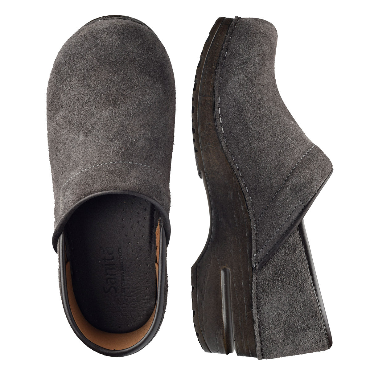 Sanita Nina Women&#39;s Clog in Steel Closed Back Clog