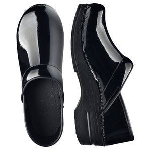 Sanita Pro. Patent Women&#39;s in Black Closed Back Clog