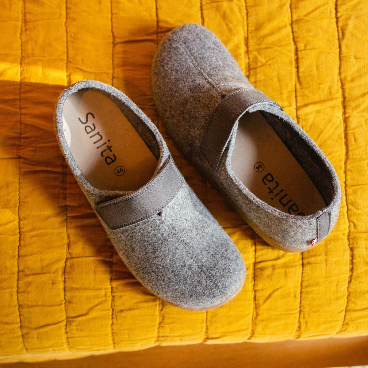 Sanita Varde Unisex Slipper in Slate Slipper
