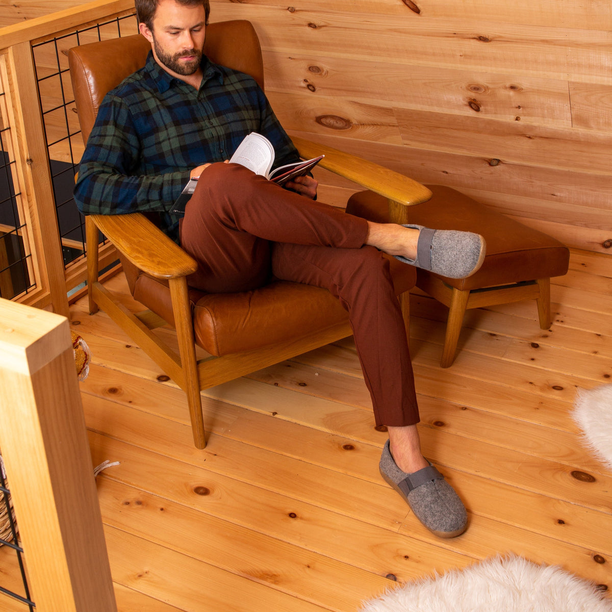 Sanita Varde Unisex Slipper in Slate Slipper