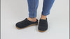 Sanita Lodge Slide Unisex in Charcoal Slipper