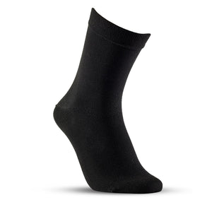 Sanita Bamboo Crew Socks Unisex in Black Accessories