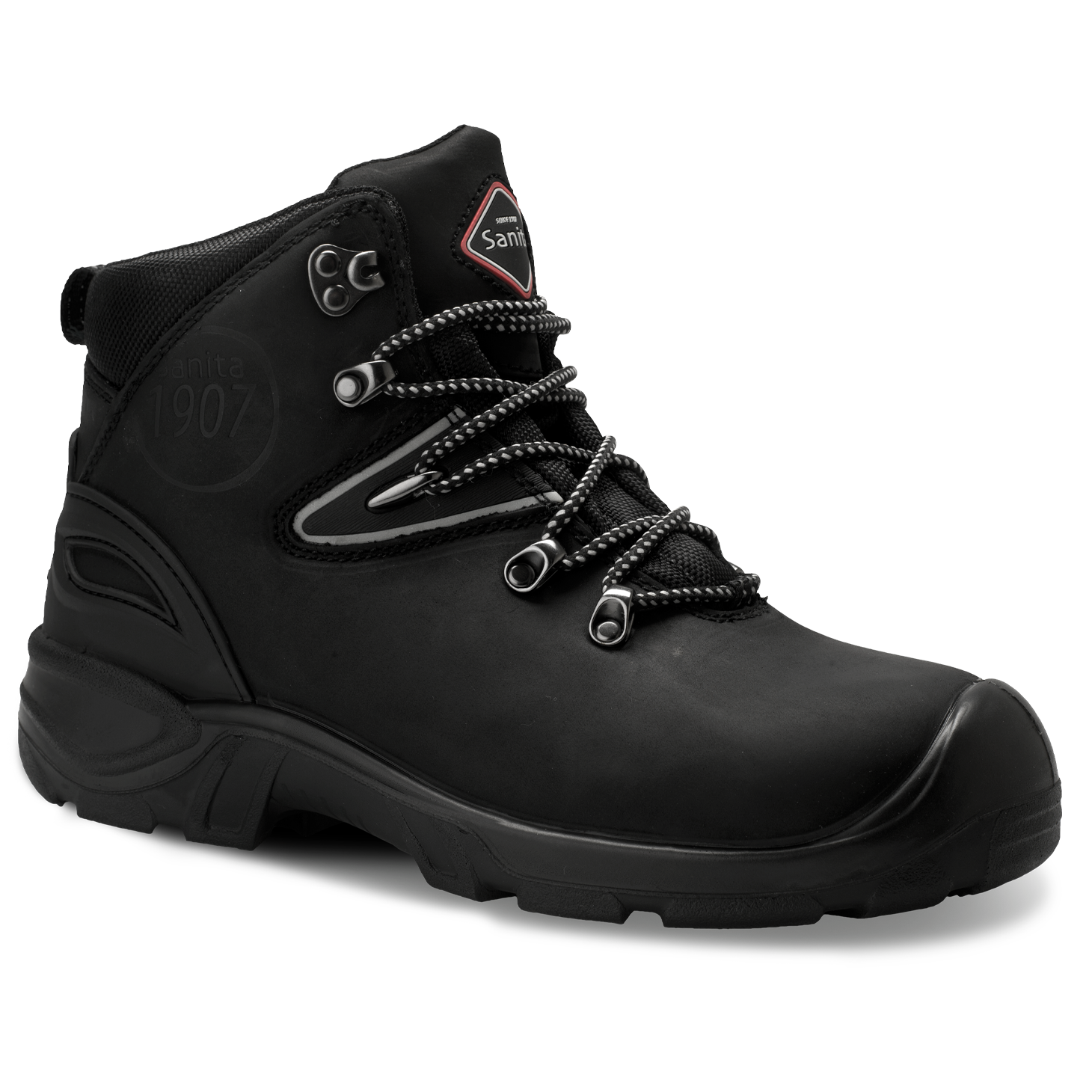 Sanita Colorado Unisex in Black Safety Boot