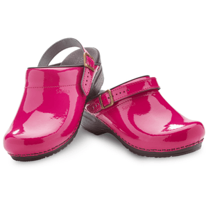 Sanita Estelle Women&#39;s in Fuchsia Open Back Clog