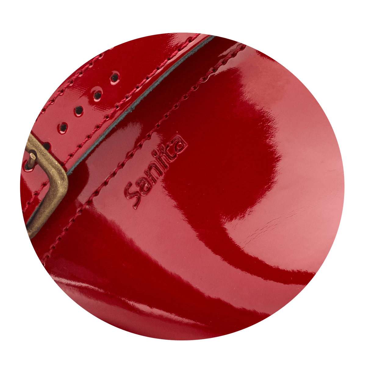 Sanita Estelle Women&#39;s in Red Open Back Clog