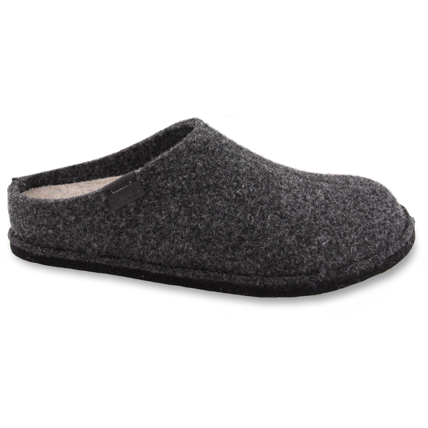 Sanita Faroe Unisex in Charcoal Slipper