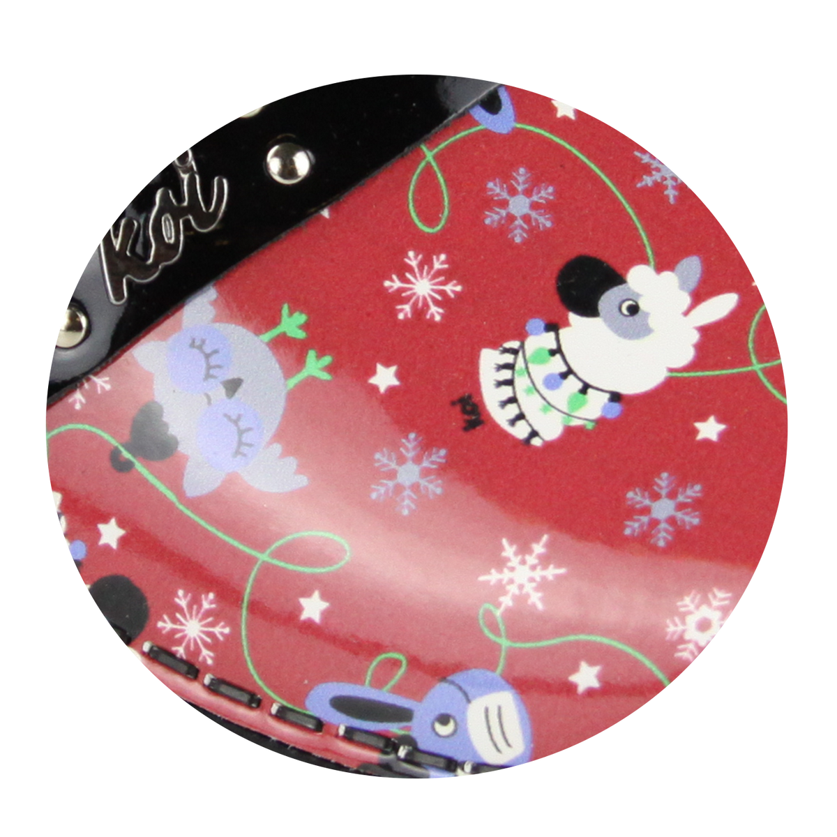 Sanita Festive Farm Women&#39;s in Red Closed Back Clog