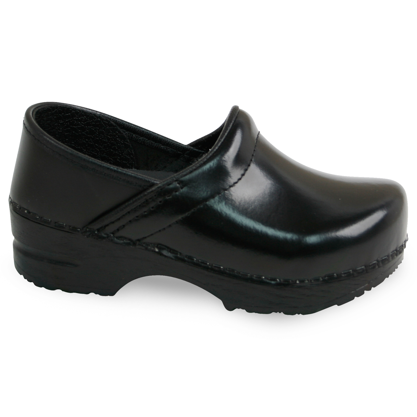 Sanita Gitte Cabrio Kids' in Black Closed Back Clog