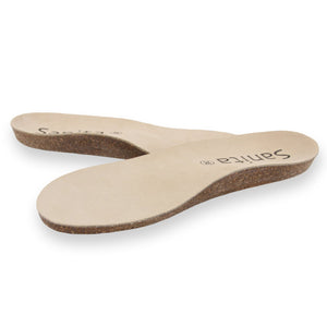 Sanita Leather Footbeds Unisex in Beige Footbed