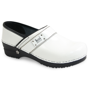 Sanita Lindsey Women&#39;s in White Closed Back Clog