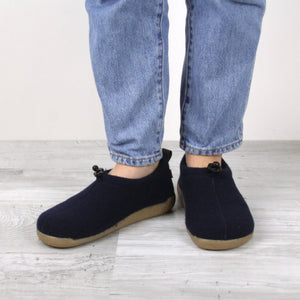 Sanita Lodge Shoe Unisex in Navy Slipper