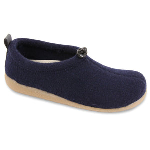 Sanita Lodge Shoe Unisex in Navy Slipper