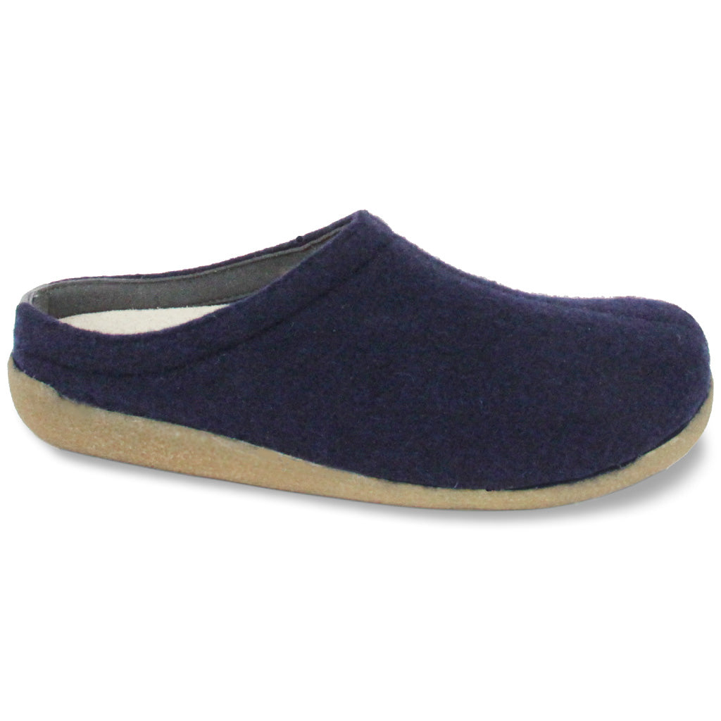 Sanita Lodge Slide Unisex in Navy Slipper