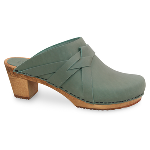 Sanita Manuella Women&#39;s in Khaki Open Back Clog