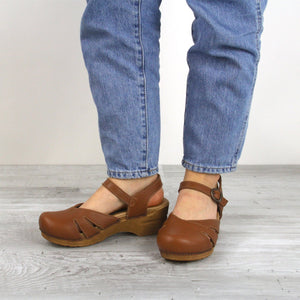 Sanita Margrethe Women&#39;s in Chestnut - avail. Spring &#39;22 Sandal