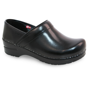 Sanita Pro. Cabrio Men&#39;s in Black Closed Back Clog