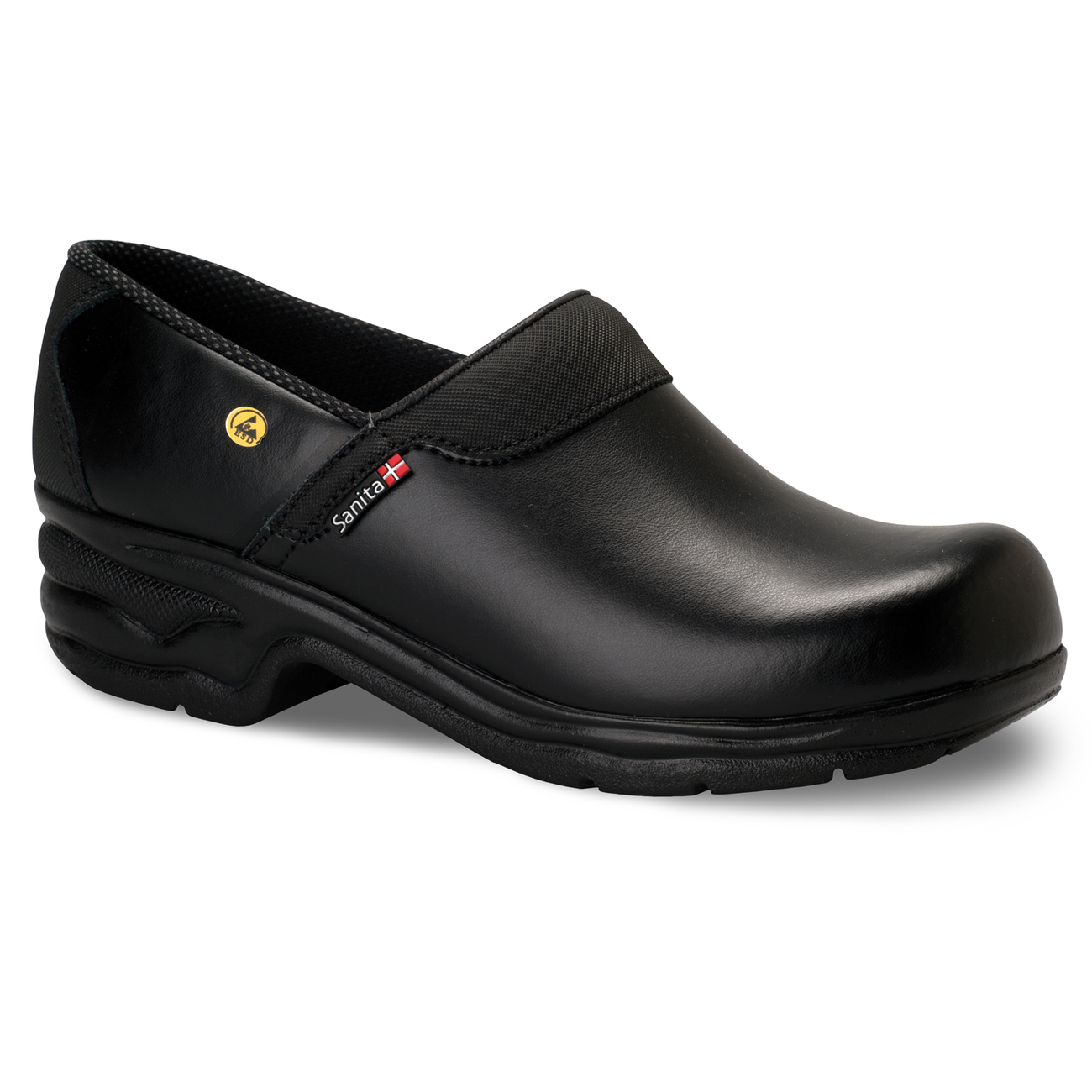 Sanita Pro Light O2 Unisex in Black Clog