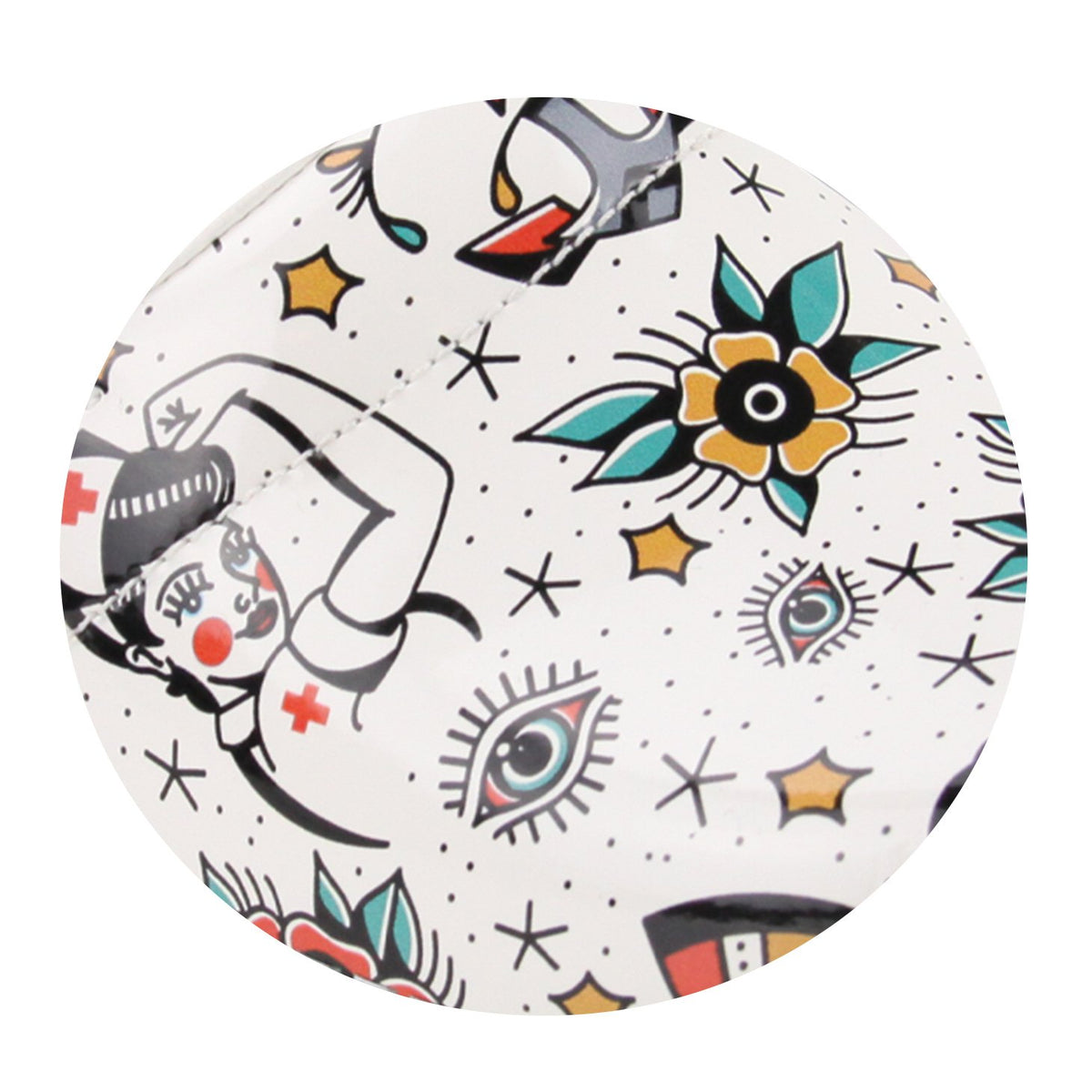 Sanita Rockabilly Unisex in White Closed Back Clog