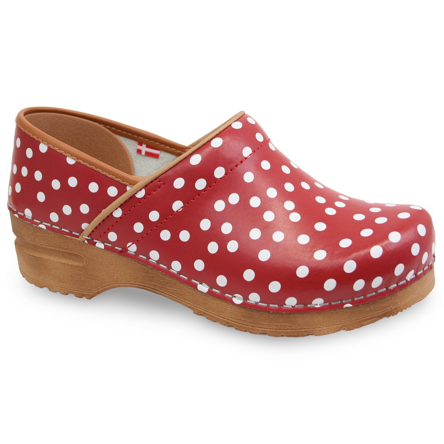 Sanita Roxbury Women's in Red - avail. Spring '22 Closed Back Clog