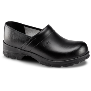 Sanita San Wood Unisex in Black Closed Back Clog