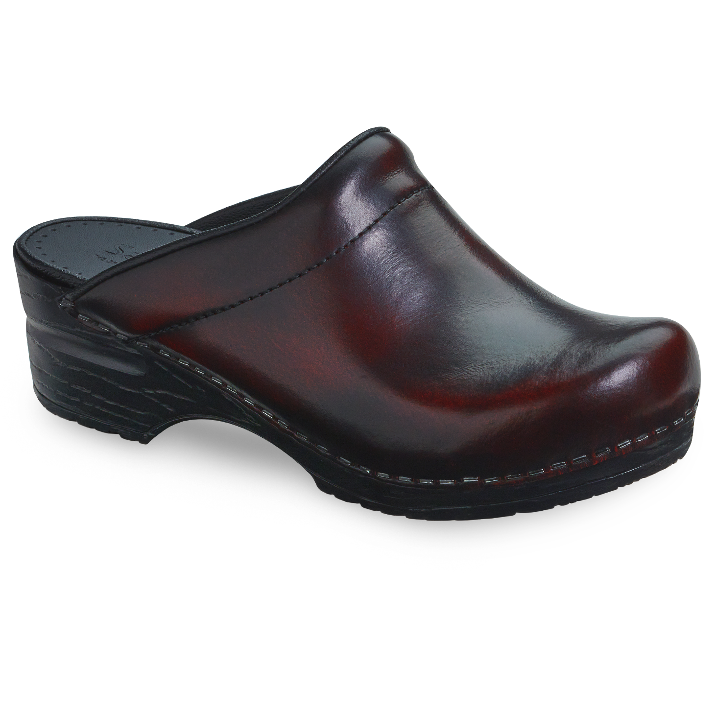 Sanita Sonja Cabrio Women's in Bordeaux Open Back Clog